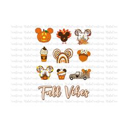 Fall Vibes Svg, Autumn Leaves Pumpkin Svg, Fall Svg, Happy Fall Svg, Autumn Leaf Svg, Png Files For Cricut Sublimation
