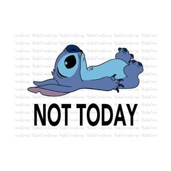 Funny Not Today Svg, Funny Dog Svg, Cartoon Svg, Png Files For Cricut Sublimation