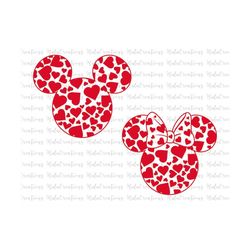 Bundle Mouse Icon Red Heart Svg, Family Trip Svg, Vacay Mode Svg, Svg, Png Files For Cricut Sublimation