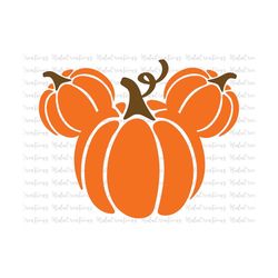 Halloween Pumpkin Mouse Head Svg, Trick Or Treat Svg, Spooky Vibes Svg, Boo Svg, Fall Svg, Svg, Png Files For Cricut Sub