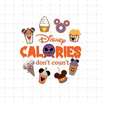 Calories Don't Count Halloween, Carnival Food, Trick Or Treat Png, Halloween Snacks And Drinks Png, Spooky Vibes Png