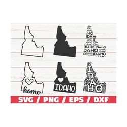 Idaho State SVG / Cut File / Cricut / Clip art / Commercial use / Silhouette / Idaho SVG / Idaho Home Svg / Idaho Outlin