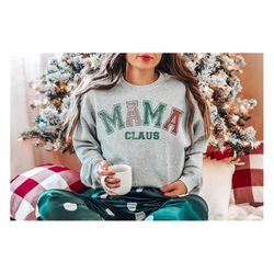 Mama Claus Png, Retro Christmas png, Mama Christmas Png, Varsity Christmas Png, Merry Christmas png, Distressed Sublimat