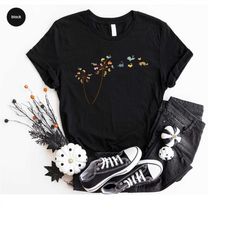 cats shirts, cute cat flower tshirt, cat mom gift, cat graphic tees, shirts for women, kids cat shirts, summer shirt, fl