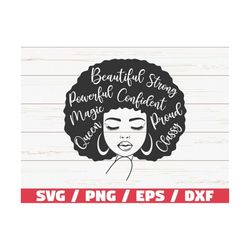 Black Woman SVG / Black Queen SVG / Cut File / Cricut / Black Girl Magic SVG / Instant Download