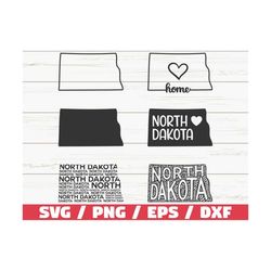 North Dakota State SVG / Cut File / Cricut / Clip art / Commercial use / Silhouette / North Dakota SVG / North Dakota Ho