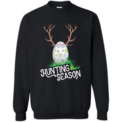 Easter Egg Hunt Hunting Season Funny T-Shirt Printed Crewneck Pullover Sweatshirt 8 oz