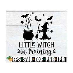 Little Witch In Training, Cute Kids Halloween, Cute Girls Halloween, Girls Halloween, Little Witch, Witch In Training, C