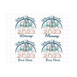 Bundle Custom Vacation Png, Magical Kingdom Png, Family Vacation Png, Family Trip 2023 Png, Family Squad, Customize Gift