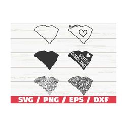 South Carolina State SVG / Cut File / Cricut / Clipart / Commercial use / Silhouette / South Carolina SVG / South Caroli