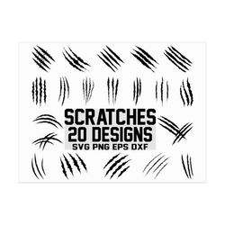 Scratches SVG/ Jurassic Park SVG/ Cat SVG/ Clipart/ Cut File/ Cricut/ Vinyl Decal/ Silhouette/ Vector