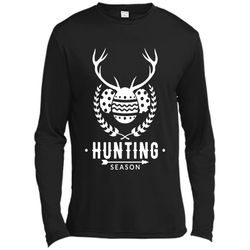 Easter Egg Hunter Deer Antler Hunting Season T-Shirt Long Sleeve Moisture Absorbing Shirt