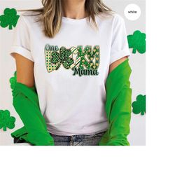 St Patricks Day T-Shirt, Irish Clothing, Shamrock Crewneck Sweatshirt, Mama Shirt, Gifts for Mom, St Patricks Day Gifts,