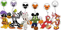 Super Halloween Disney SVG, Mickey Halloween SVG, Disney Friends Halloween SVG