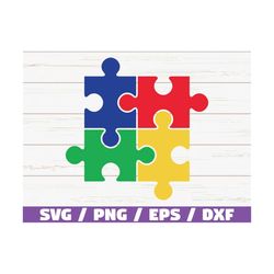 Autism Puzzle SVG /  Cut Files / Commercial use / Cricut / Clip art / Autism Awareness SVG / Printable / Vector / Autism