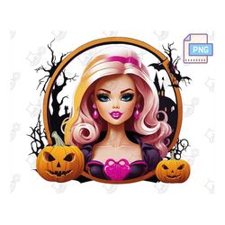 Get Your Giggles On with Barbie Halloween SVG PNG - A Wickedly Funny Mix of Barbie, Malibu Barbie SVGs, and Halloween De
