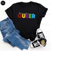 LGBTQ Shirt, Protect Queer Kids, LGBT Queer Shirt, Queer Pride, Pride Month Sweatshirt, Queer Clothing, The Future Is Qu