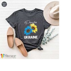 Sunflower Ukraine, Pray for Ukraine Tee, No War Ukraine, Zelensky, Ukraine Military Shirt, Ukraine Trident Shirt, Proud