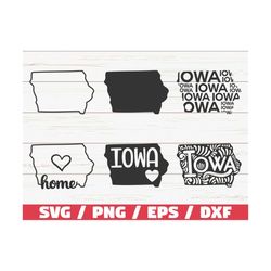 Iowa State SVG / Cut File / Cricut / Clip art / Commercial use / Silhouette / Iowa SVG / Iowa Home Svg / Iowa Outline /