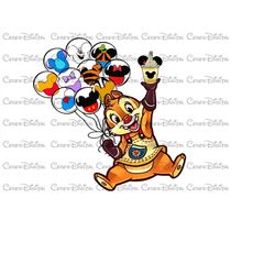 Chip and Dale Special Design, Mickey Ballons Png, Mickey Ballon and Snacks Png, Chip And Dale High Quality Png File, Chi