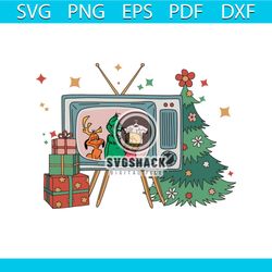 Christmas Movie And Chill Retro The Grinch SVG Download