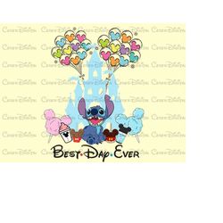 Stitch Mickey Ballons,Best Day Ever,Ohana means family png, Ohana Ears png,Stitch quotes png, Stitch Ears png, Stitch pn