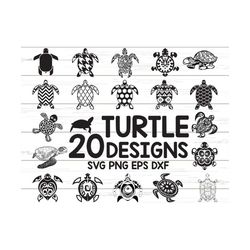 Turtle svg/ sea turtle svg/ tortoise svg/ sea svg/ aquatic svg/ reptile svg/ clipart/ silhouette/ decal/ stencil/ vinyl/