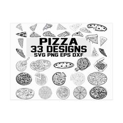 Pizza svg / food svg / pepperoni svg / pizza chef svg / pizza making / pizza slice svg/ clipart/ decal/ stencil/ vinyl/