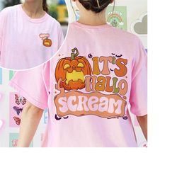 Its Hallo Scream Shirt, Pumpkin Halloween Sweatshirt,Pumpkin Crewneck, Fall Sweatshirt Spooky Season, Halloween Sweater,