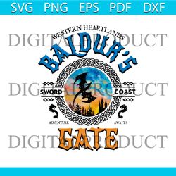 Vintage Western Heartlands Baldurs Gate PNG Download