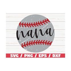 Baseball Nana SVG / Cricut / Cut File / Silhouette / Baseball SVG / Commercial use / Baseball shirt / Baseball Fan / Gru