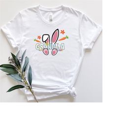 Personalized Grandma Shirt, Easter Bunny Shirt, Custom Bunny Shirt, Easter Grandma Shirt, Custom Easter Shirt, Gift For