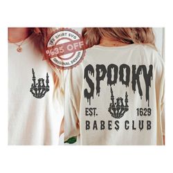 Spooky Babes Club Shirt Svg, Spooky Babes Svg, Spooky Season Svg, Spooky Svg, Halloween Shirt Svg, Spooky Shirt Svg, Hal