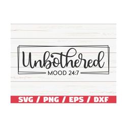 Unbothered Mood SVG / Melanin SVG / Cut File / Cricut / Black Woman SVG / Instant Download