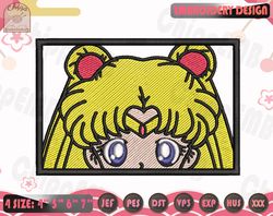 Sailor Moon Embroidery Design, Anime Embroidery Design, Machine Embroidery Designs, Instant Download