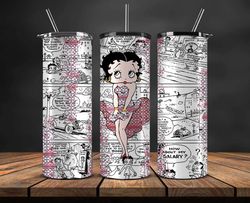 Betty Boop Tumbler Wrap, Betty Boop Png ,Betty Boop Design 24