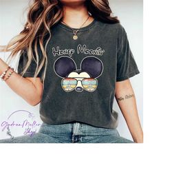 Mickey Honey Moonin' Shirt, Mickey Groom Shirt, Disney Groom Shirt, Mickey Valentine Shirt, Comfort Color Shirt, DL
