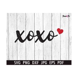 XOXO SVG, XoXo Png Clipart Vector Valentines Day SVG Love, Digital Download for Cricut, Silhouette,Valentine svg Heart S