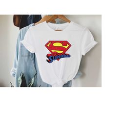 Superdad Father's Day Shirt, Funny Father's Day Shirt, Best Dad Short Sleeve Shirt, Family Matching Birthday Shirts, Gif