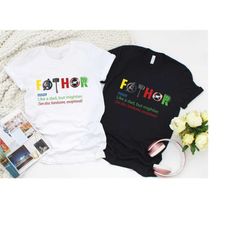 Father's Day Fathor Shirts, Matching Birthday Shirts for Family, Funny Father's Day Shirt, Gifts for Dad, Fathor Like A