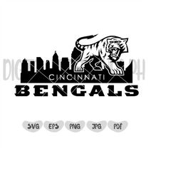 Cincinnati-Bengals Football Teams Svg, Bengals Svg, Cincinnati-Bengals svg, Football, Bengals Png 2023, N F L, Cincinnat