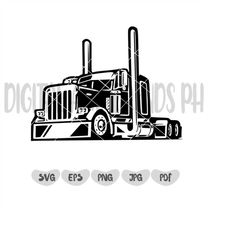 Semi truck Svg, Semi Truck Png, Truck Driver Png, Trucker Svg, 18 Wheeler Svg, Truck Clipart, Cut Files for Cricut, Clip
