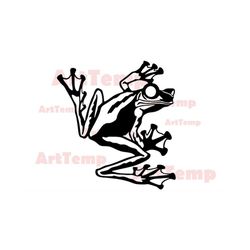 Frog SVG,cut file, svg for cricut, dxf for laser cnc, plasma, papercut template, wildlife clipart vector wood wall art,
