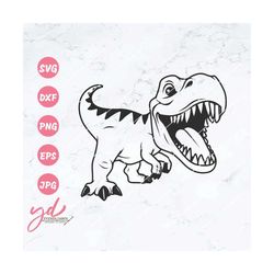 Cute T-rex Svg Png | Trex Svg | Dinosaur Svg | Baby Toddler Kid Shirt | Roaring Dinosaur Svg | Cute Dino Svg Cuttingfile