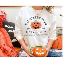 Halloweentown Sweatshirt, Halloweentown University Sweatshirt, 1998, boho Fall Sweatshirt, holiday apparel, iprintasty H