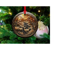 3D Christmas Ornament 5 | png file | 3D Christmas Sublimation Ornaments Graphic Clipart | Instant Digital Download