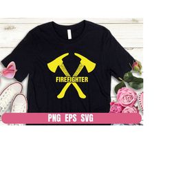 design png eps svg firefighter axe occupation printing sublimation tshirt digital file download