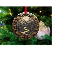 3d Ornament 3 | Ceramic Christmas Ornament | Housewarming Gift | New Home Gift | Christmas Tree Decoration | Gift For Mo