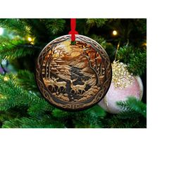 3d Ornament 5 | Ceramic Christmas Ornament | Housewarming Gift | New Home Gift | Christmas Tree Decoration | Gift For Mo