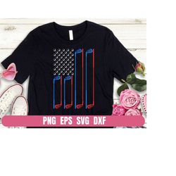 Design Png Eps Svg Dxf Golf With USA Flag Printing Sublimation Tshirt Digital File Download